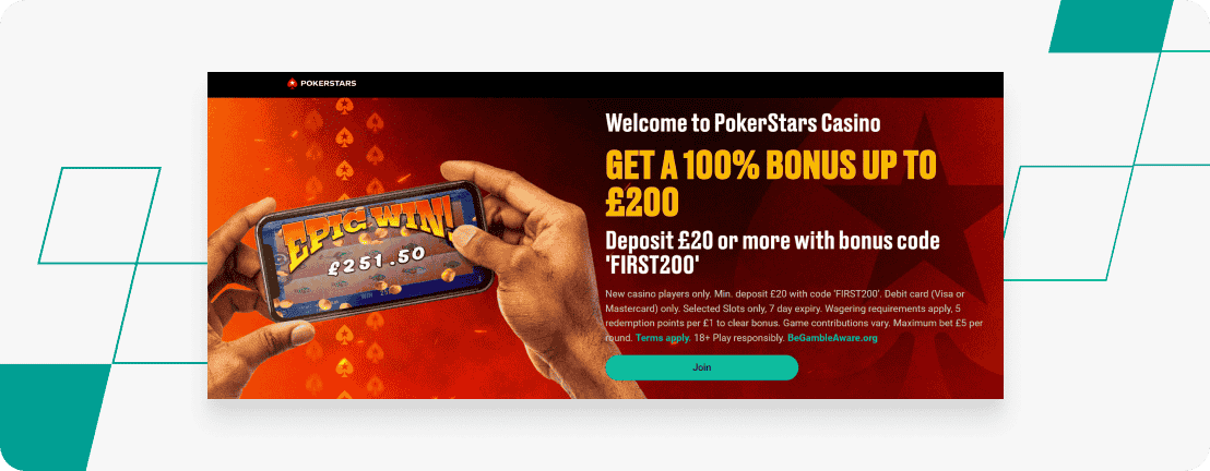 Pokerstars welcome offer